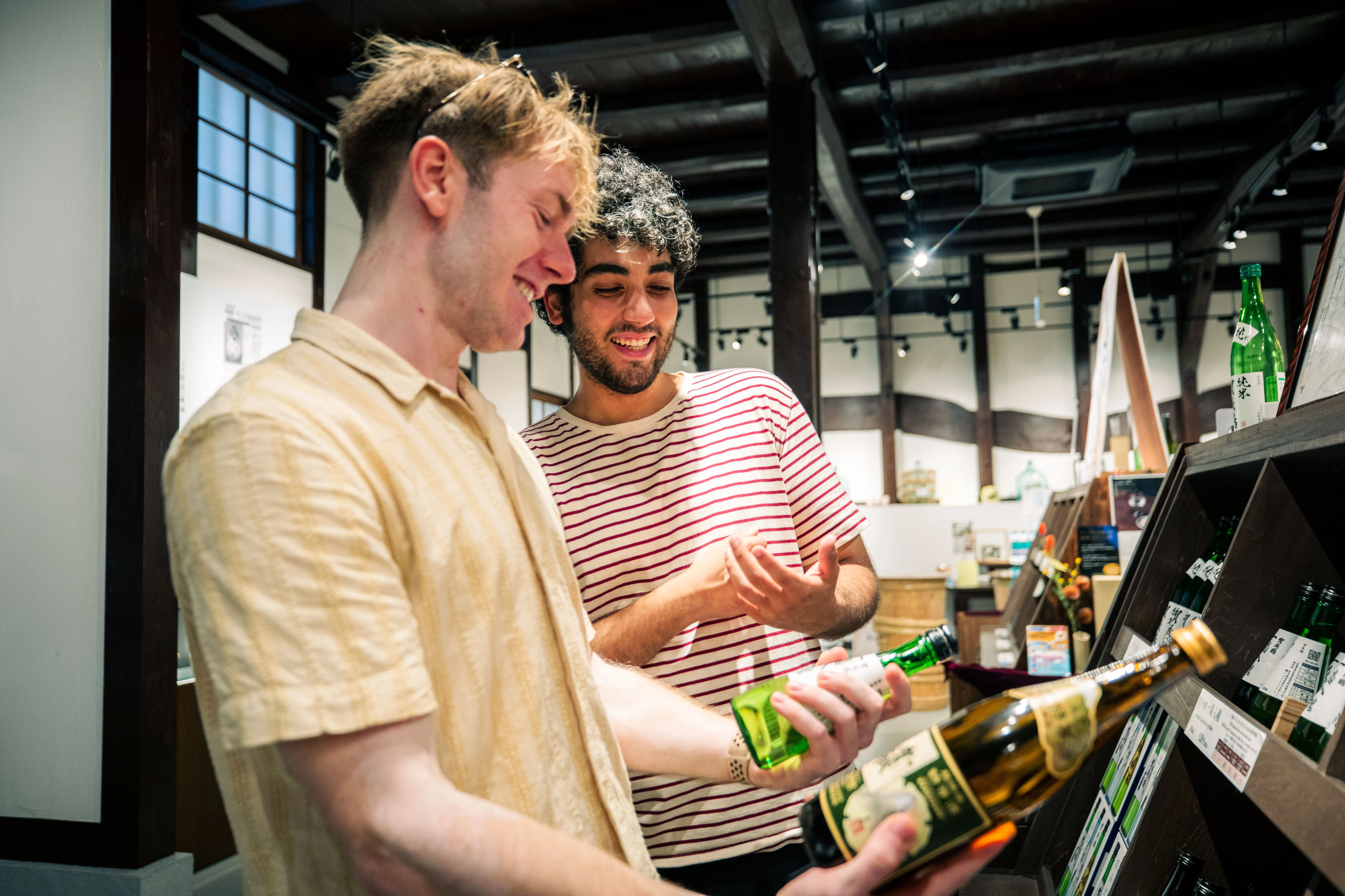 Find limited sake and exclusive souvenirs to take home